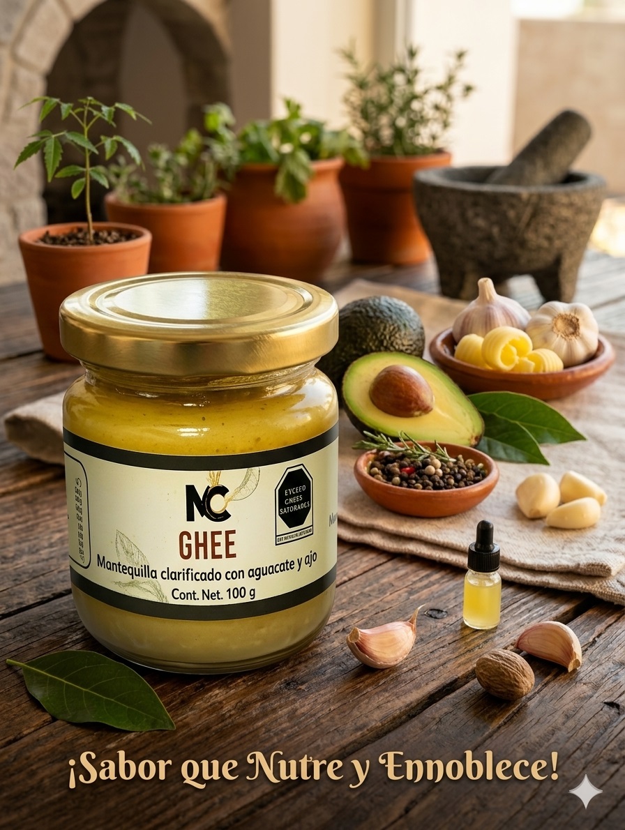 Ghee Aguacate y Ajo
