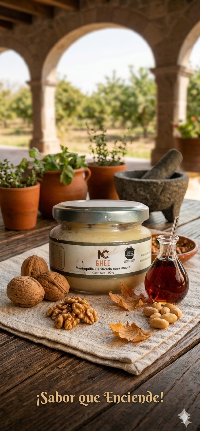 Ghee Mantequilla Clarificada Nuez Maple